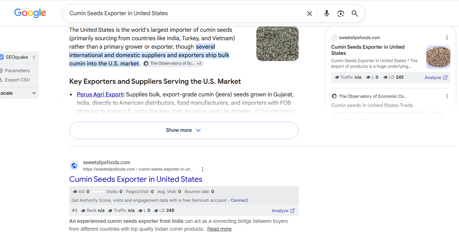 SEO report screenshot 4